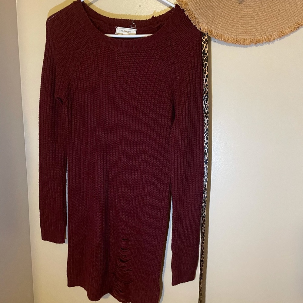 Burgundy Dress
